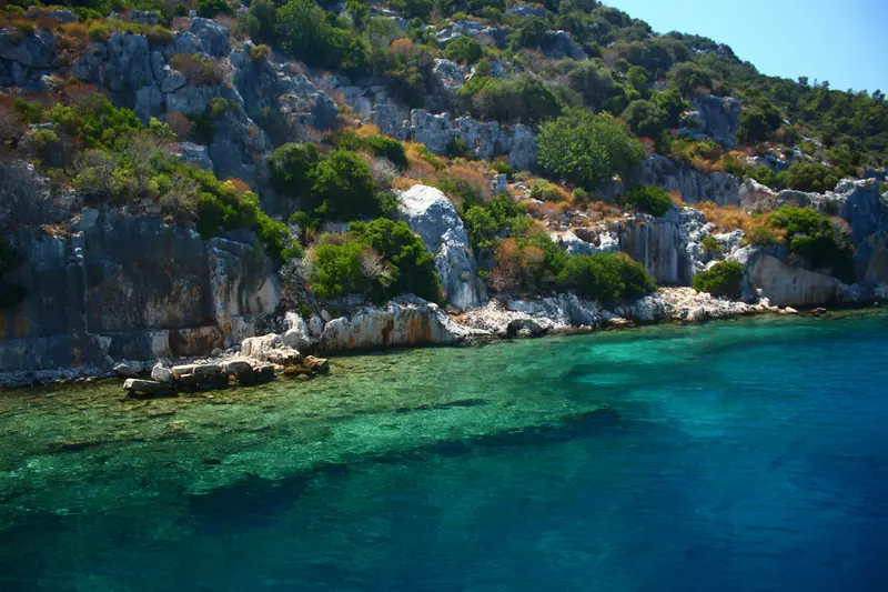 Kaş plajı